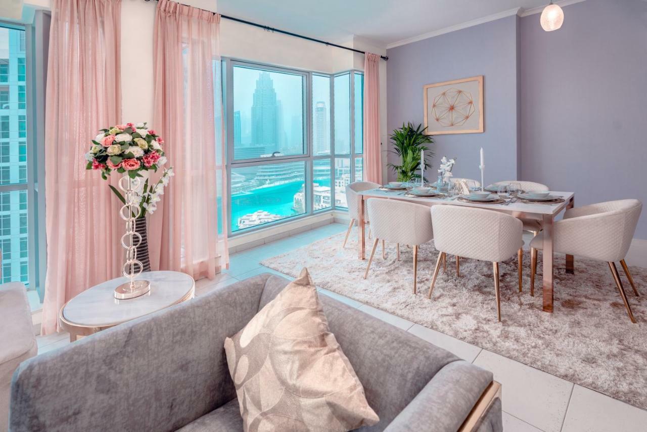 Ultimate Stay 2BR: Burj Khalifa&fountain view Dubai Luaran gambar